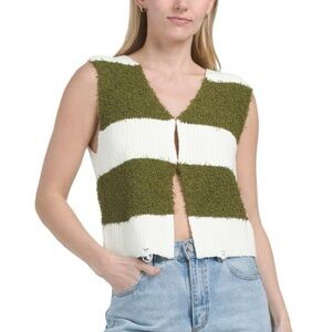 Moon River Sweater Vest Size M